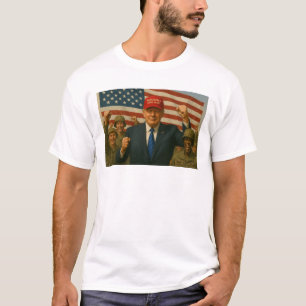 Trump With Soldiers Celebrating Victory T-Shirt