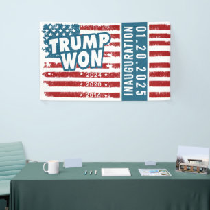 Trump Won 2024 Banner
