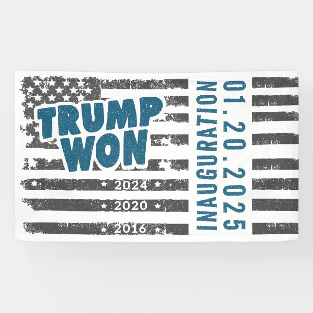 Trump Won 2024 Banner (Horizontal)