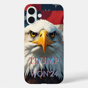 TRUMP WON 2024 iPhone 16 PLUS CASE