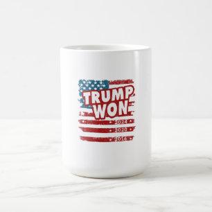 Trump Won 2024 Coffee Mug