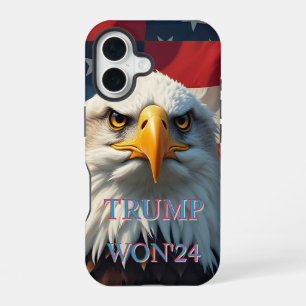 TRUMP WON 2024 iPhone 16 CASE