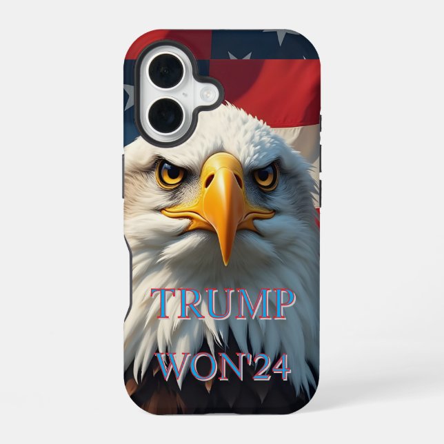 TRUMP WON 2024 iPhone 16 CASE (Back)