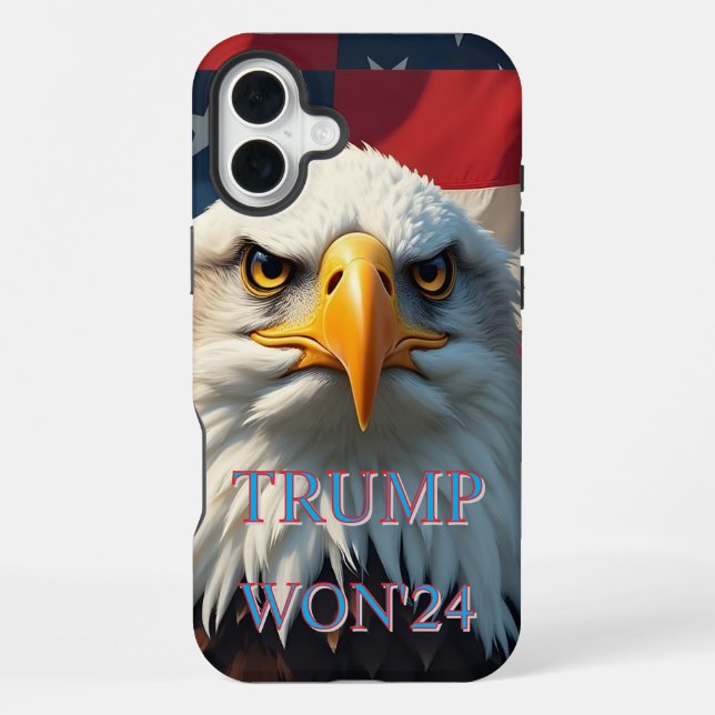 TRUMP WON 2024 iPhone CASE (Back)