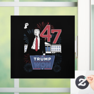 Trump Won 2024 President 47 America USA