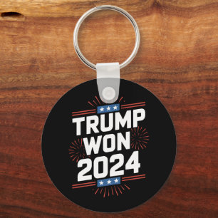 Trump Won 2024 President 47th Of White House Key Ring