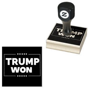 Trump Won 2024 Rubber Stamp