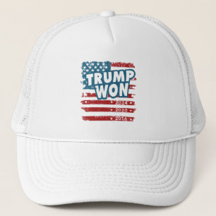 Trump Won 2024 Trucker Hat