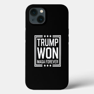 Trump won 47th US President Maga Election 2024 iPhone 13 Case