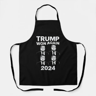 Trump Won Again 2024 Election Inauguration Day 47 Apron