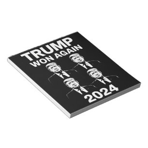 Trump Won Again 2024 Election Inauguration Day 47  Notepad