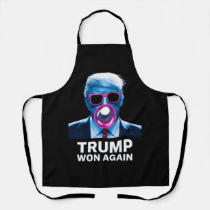 Trump Won Again 2024 Election Vote President 47th Apron