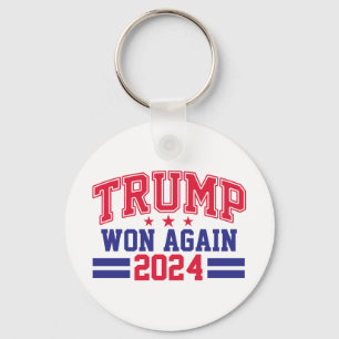 Trump Won Again 2024 Key Ring