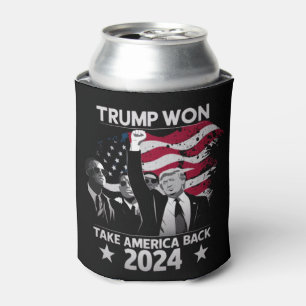 Trump Won Again Take America Back 2024 Can Cooler