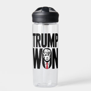 trump Won, Election 2024, trump vance, christmas,  Water Bottle