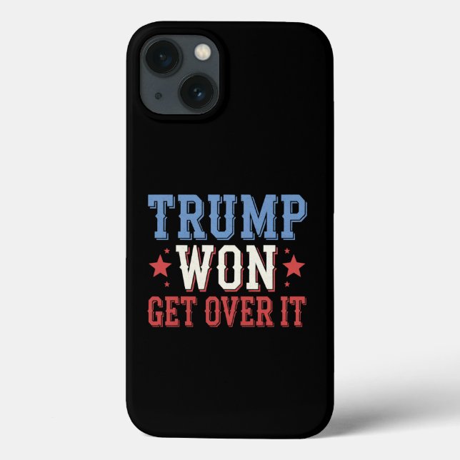 Trump Won Get Over It 2024 Case-Mate iPhone Case (Back)
