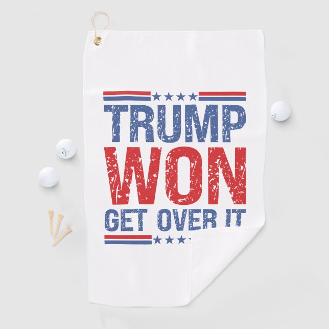 Trump Won Get Over It  Golf Towel (InSitu)