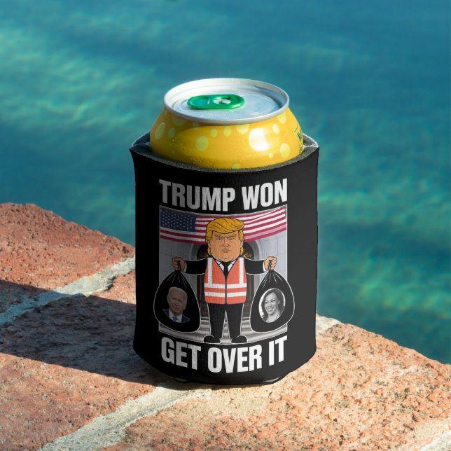 Trump Won Get Over It Maga Won Election 2024  Can Cooler (In Situ Pool)