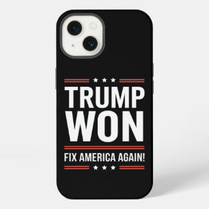 Trump Won MAGA Trump Winner 2024 Fix America Again iPhone 13 Case