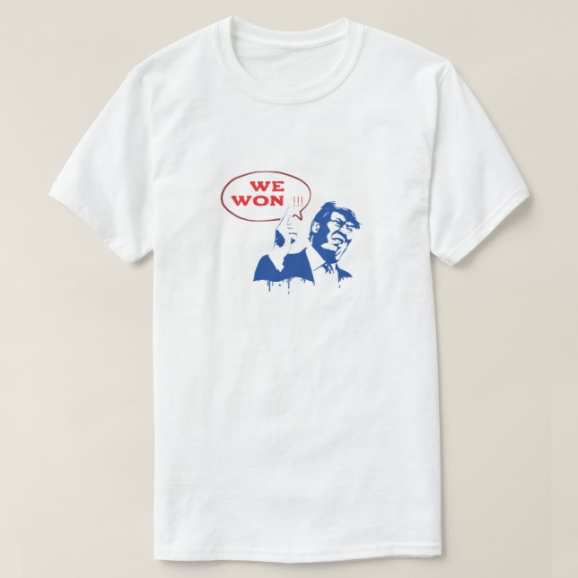 TRUMP WON T-Shirt (Design Front)