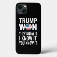 Trump Won They Know It 2024 47th President Winning