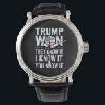 Trump Won They Know It 2024 47th President Winning Watch<br><div class="desc">Trump Won They Know It 2024 47th President Winning Election</div>