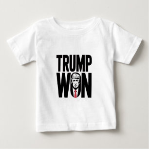 Trump Won Trump Vance Election President Speech Baby T-Shirt