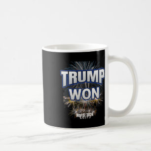 Trump Won Trump Victory 2025 Election Celebration Coffee Mug