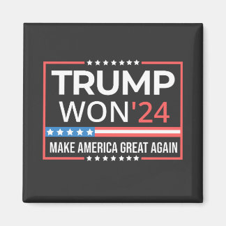 trump won, trump victory, 45 47 magnet