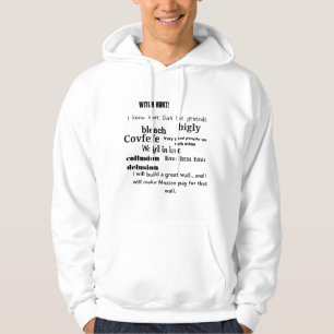 Trump Word Cloud Typography Hoodie