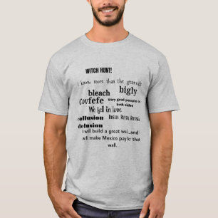 Trump Word Cloud Typography T-Shirt