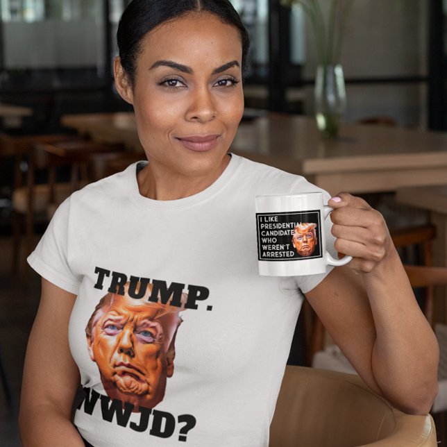 "Trump. WWJD?" Anti-Trump T-Shirt (Creator Uploaded)