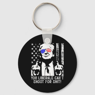 Trump You Liberals Can't Shoot For American Usa Fl Key Ring