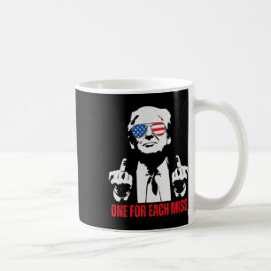 Trump You Missed Again Funny Trump Won Trump 2025 Coffee Mug