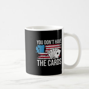 Trump Zelensky You Don't Have The Cards Retro Amer Coffee Mug