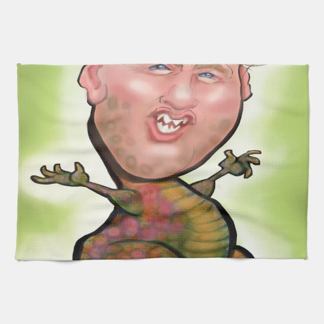 Trump Zilla Tea Towel (Horizontal)