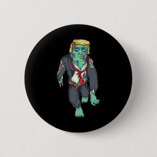 Trump Zombie Cute President Halloween Funny Gift 1 6 Cm Round Badge