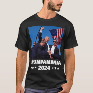Trumpamania 2024 Leamania run way brother P friend T-Shirt
