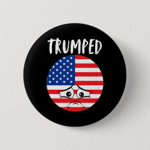 Trumped Against Trump Election Regret Democrats Re 6 Cm Round Badge