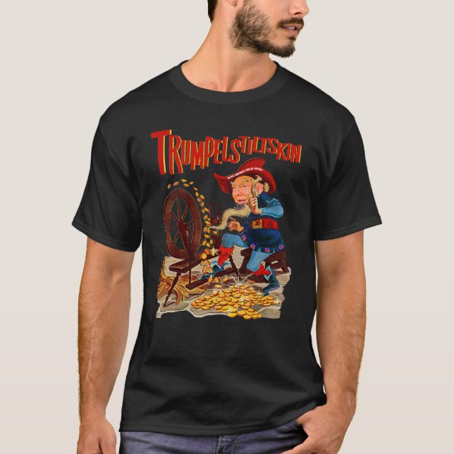 Trumpelstiltskin Funny Donald Trump T-shirt (Front)