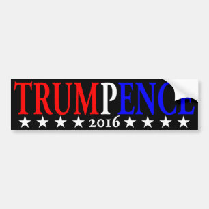 TRUMPENCE 2016 - Trump & Pence Bumper Sticker