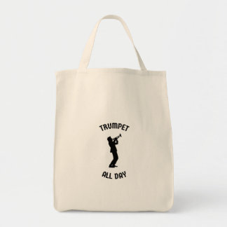 Trumpet all day tote bag