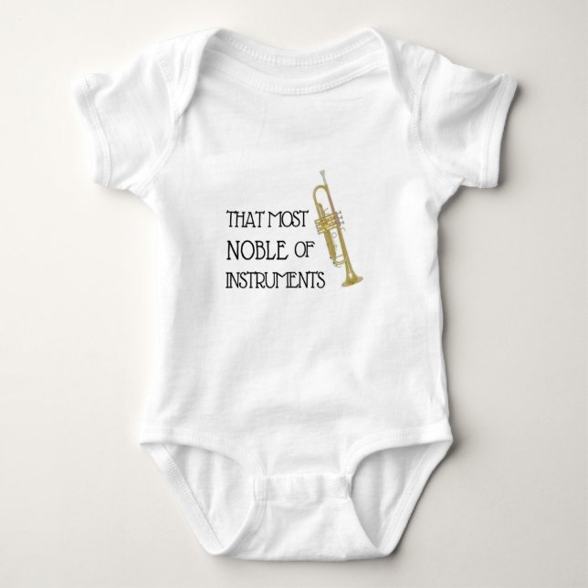 Trumpet Baby Bodysuit (Front)