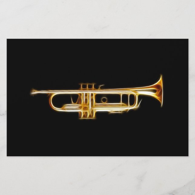 Trumpet Brass Horn Wind Musical Instrument (Front)