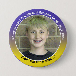 Trumpet Brett 9 7.5 Cm Round Badge