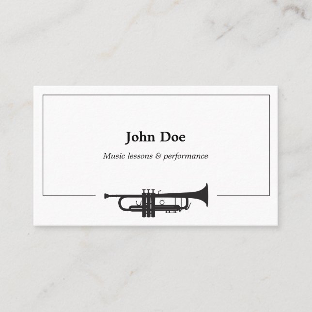 Trumpet Business Card (Front)