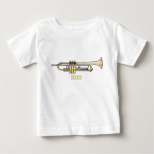 Trumpet cartoon illustration baby T-Shirt