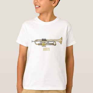 Trumpet cartoon illustration  T-Shirt