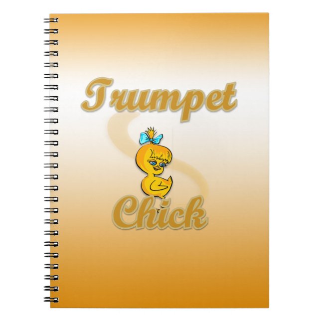 Trumpet Chick Notebook (Front)