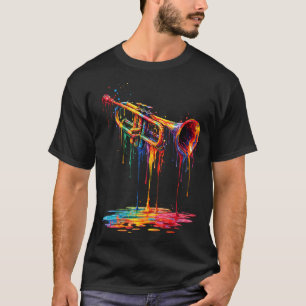 Trumpet Colourful T-Shirt